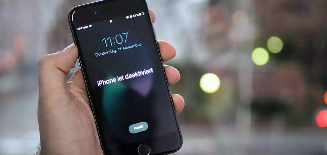 iPhone deaktiviert – Das kannst Du tun!