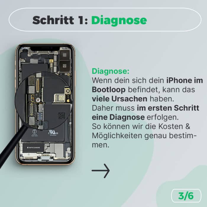iPhone hängt beim Apple Logo Diagnose
